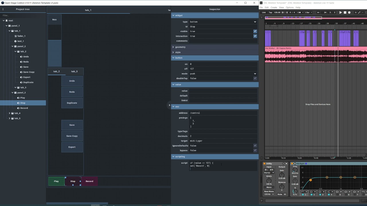 Open Stage Control - Super Basic Scripting