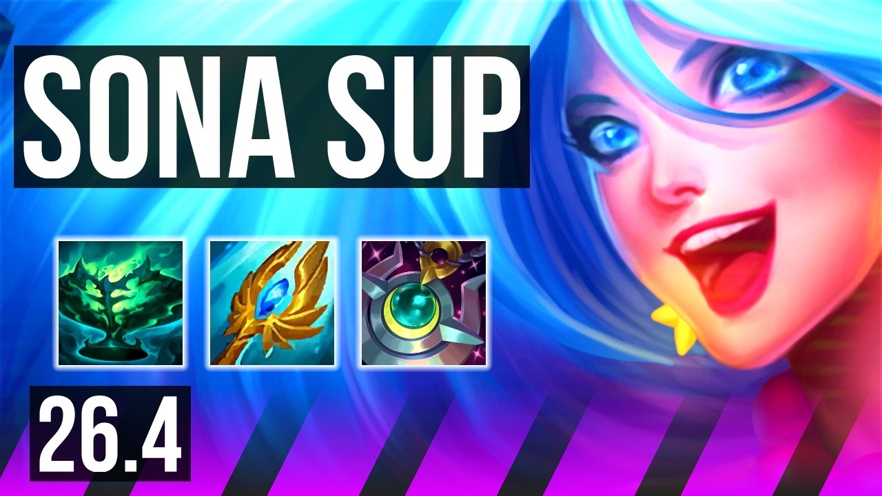 SONA & Sivir vs LUX & Varus (SUP) | EUW Master | 26.4