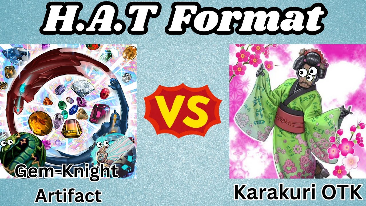 Gem-Knight Artifact Vs Karakuri Otk! | HAT Format Replay Review! | 2014 Yu-Gi-Oh! WCQ
