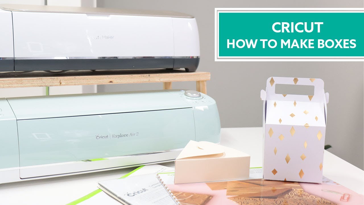 Cricut - How to make boxes and use the scoring tools.