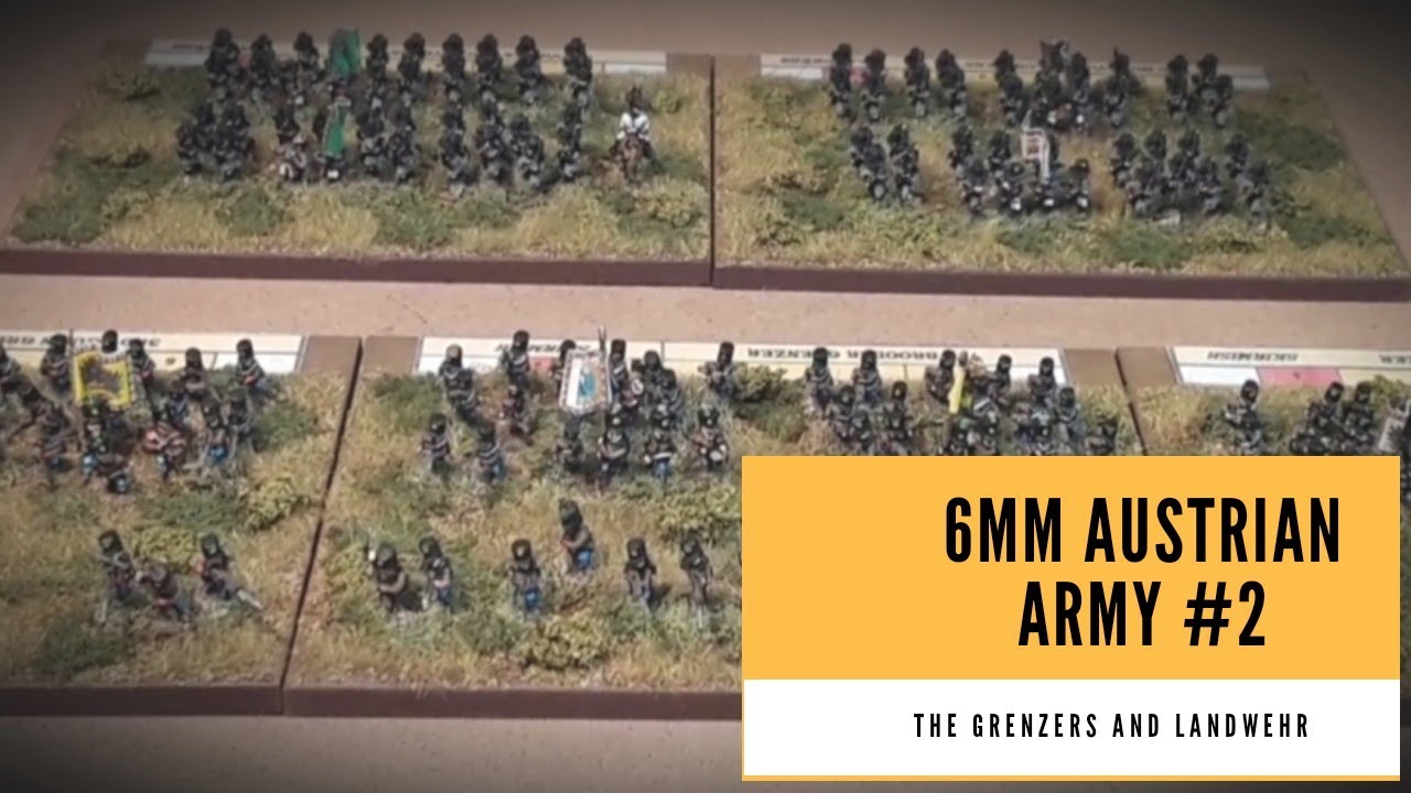 BLUCHER #2 Austrian Grenzer and Landwehr infantry. 6mm