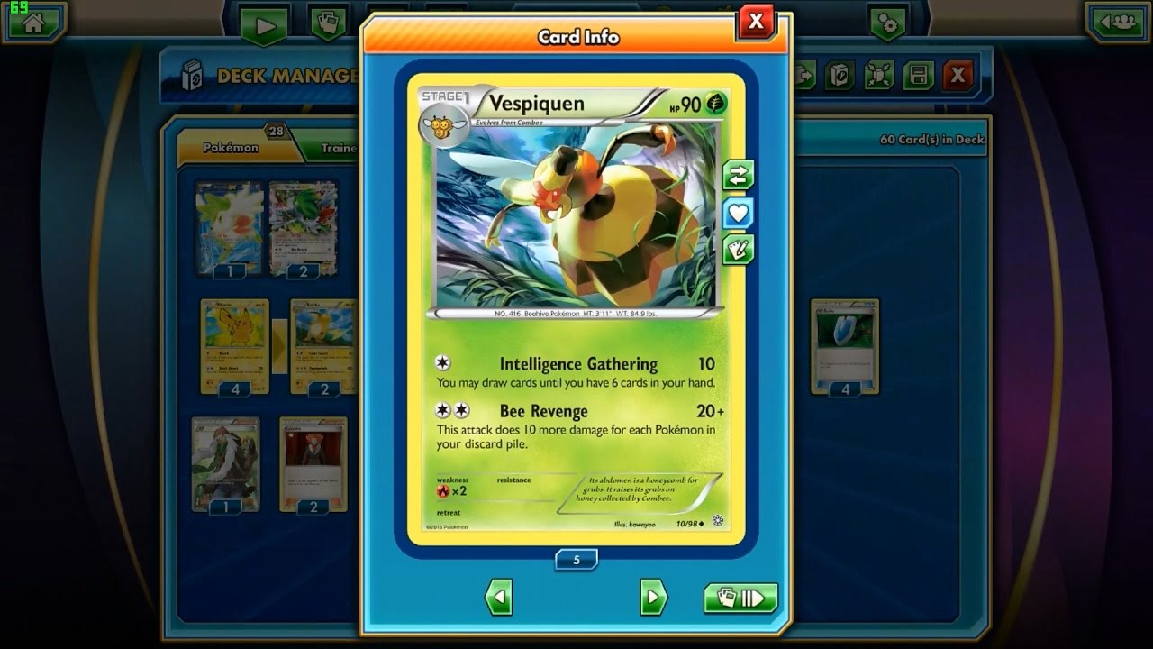 Pokemon TCG: My new 2017 Vespiquen Deck Standard
