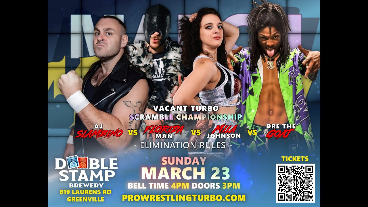 Scramble Title - Slambino vs. Mila vs. 305 vs. GOAT [FULL MATCH | March Mayhem]