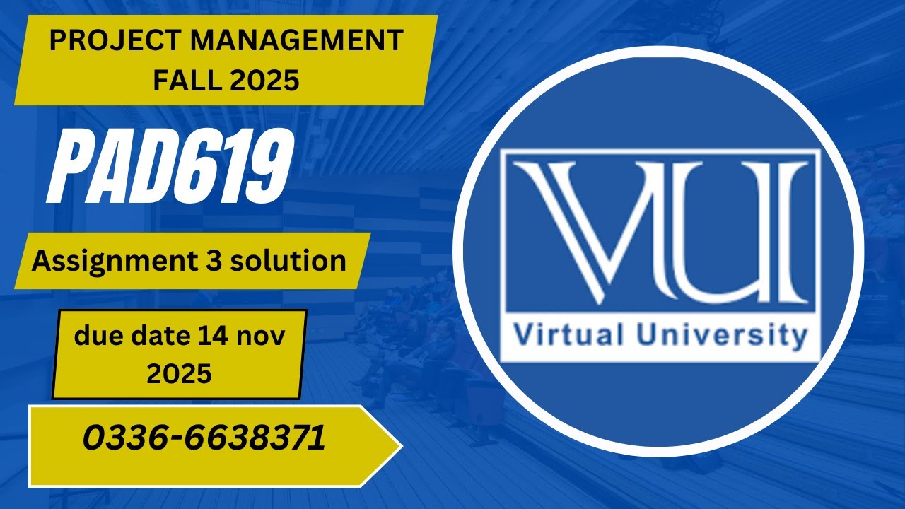 PAD619-Final Project Assignment 03  solution Semester Fall 2025  REVISED Proposal for Project