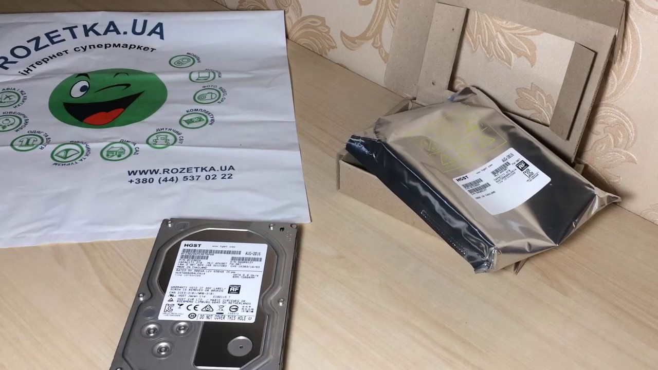 Видеообзор Hitachi (HGST) Ultrastar 7K6000 2TB