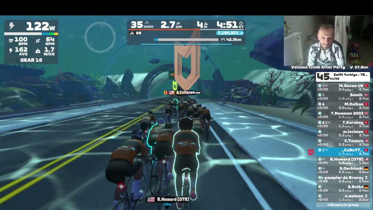 Zwift Türkiye Volkano After Party