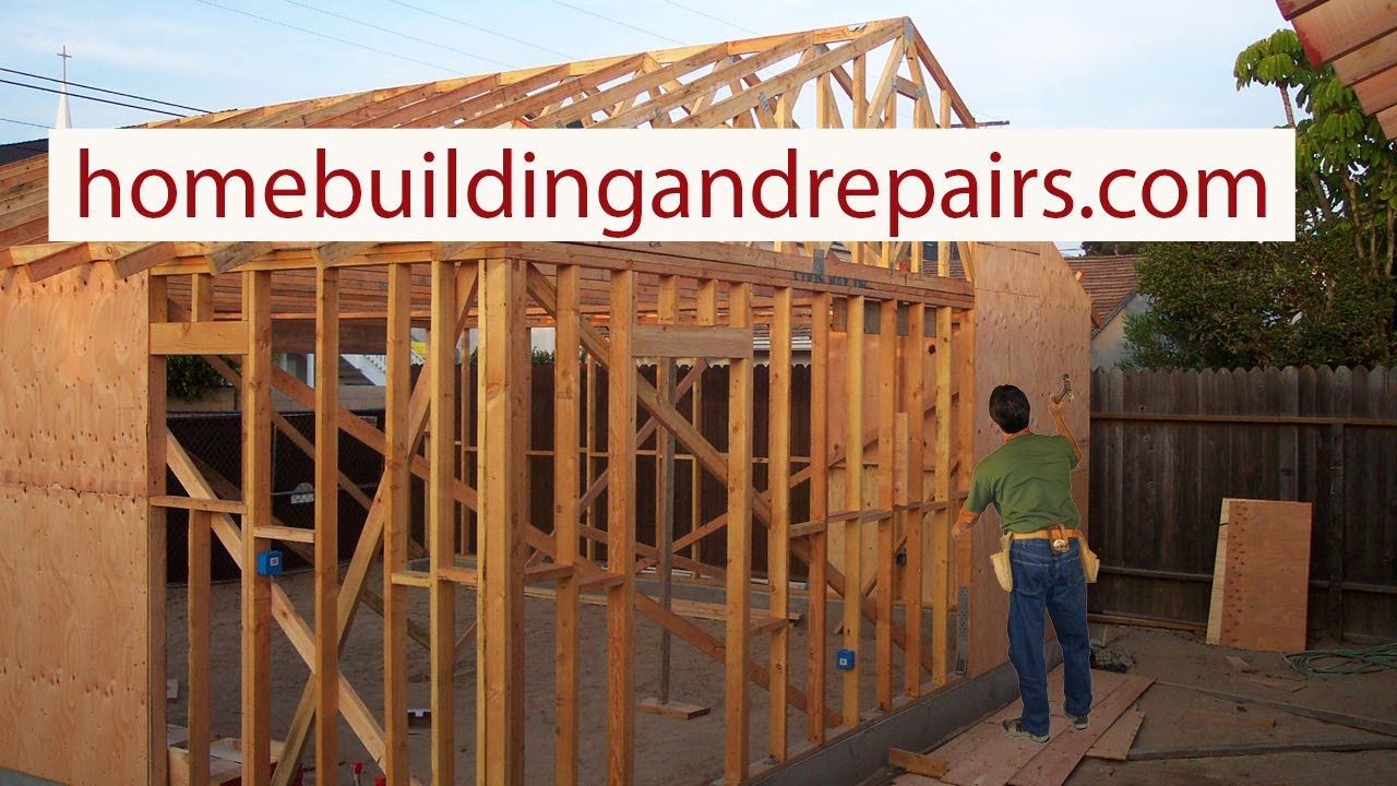 How To Remodel Walls Under Gable Roof Truss Framing - House Remodeling Ideas