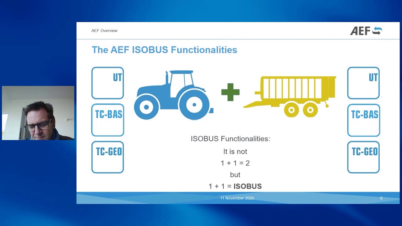 Future Developments in the ISOBUS World – Activities of three of the AEF Project teams