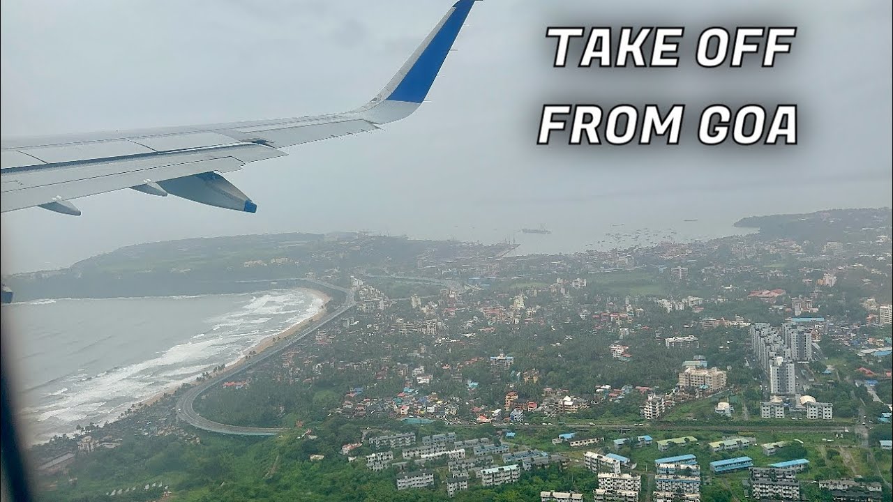 Beautiful Take Off View From Goa | Indigo Airlines