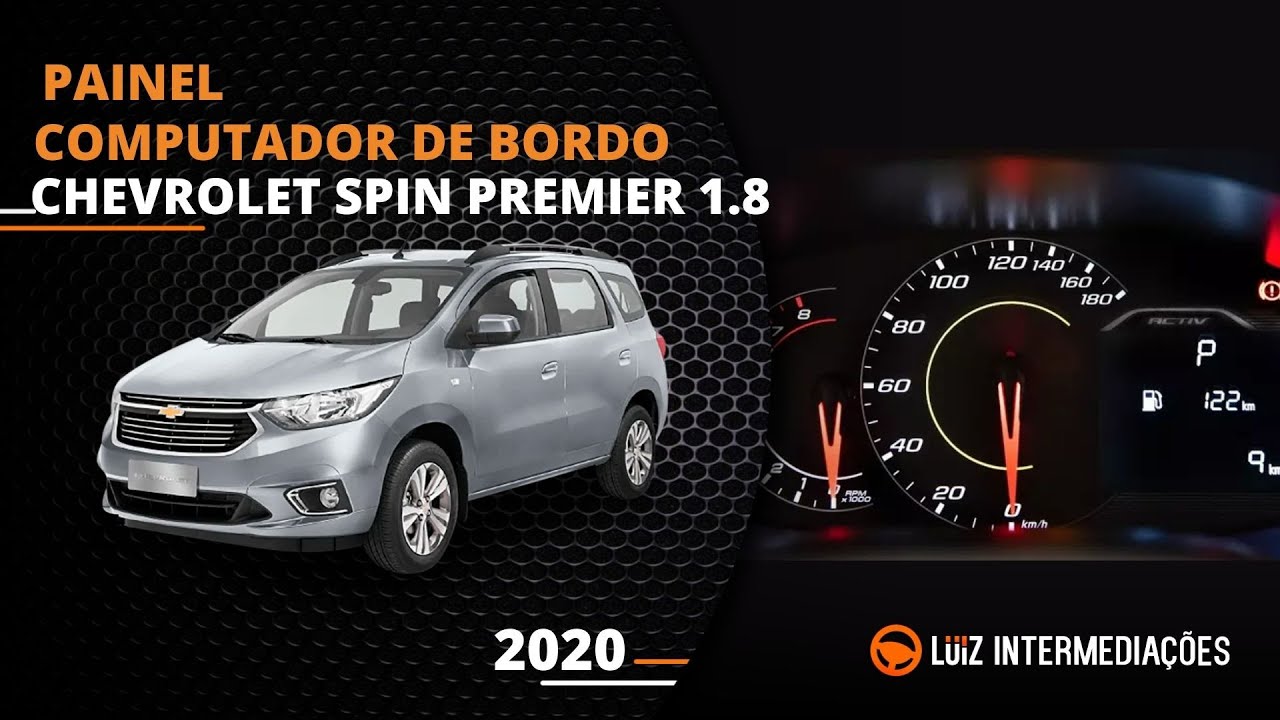Painel | Computador de bordo | CHEVROLET SPIN 1.8 PREMIER 2020