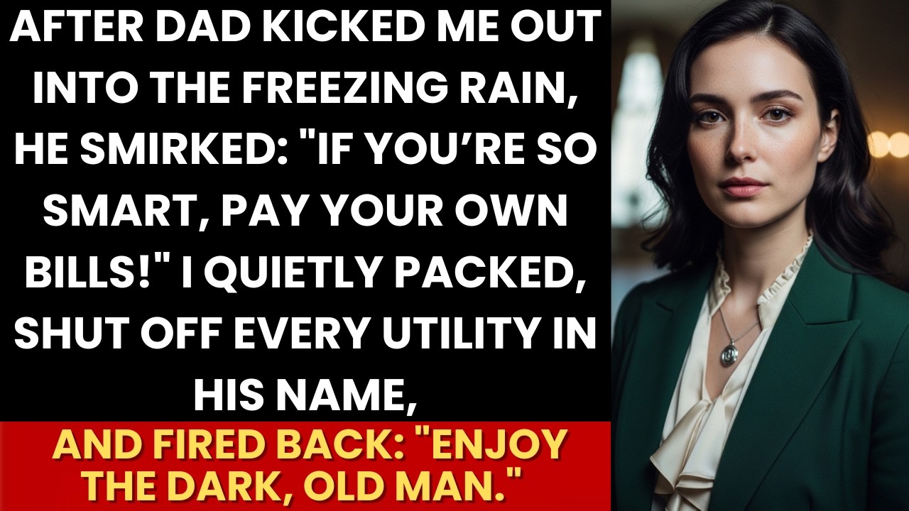 Dad Kicked Me Out “Pay Your Own Bills!” — I Shut Off Every Utility And Replied “Enjoy The Dark”