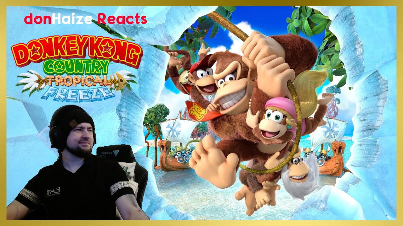 donHaize Reacts to Killjoy's TOP 10 Donkey Kong Country: Tropical Freeze Sound Tracks