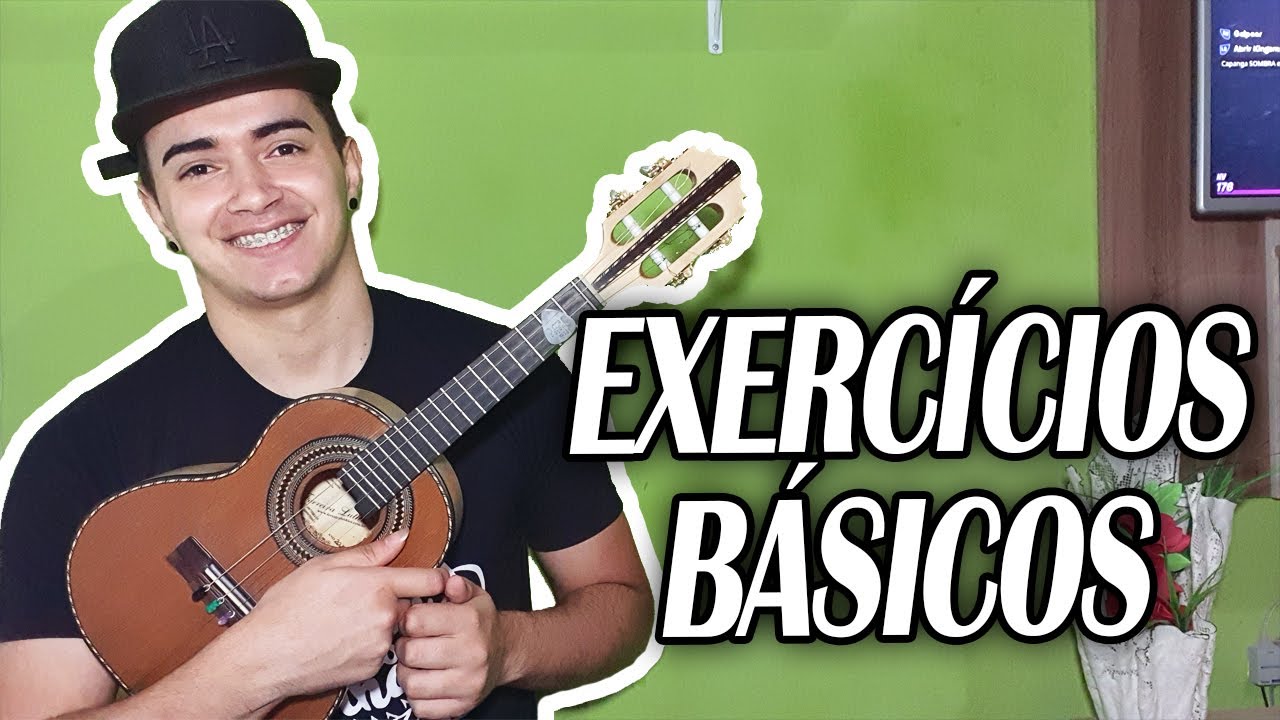 POR ONDE COMEÇAR NO CAVAQUINHO? EXERCÍCIOS!!!! Aula de Cavaquinho para Iniciantes
