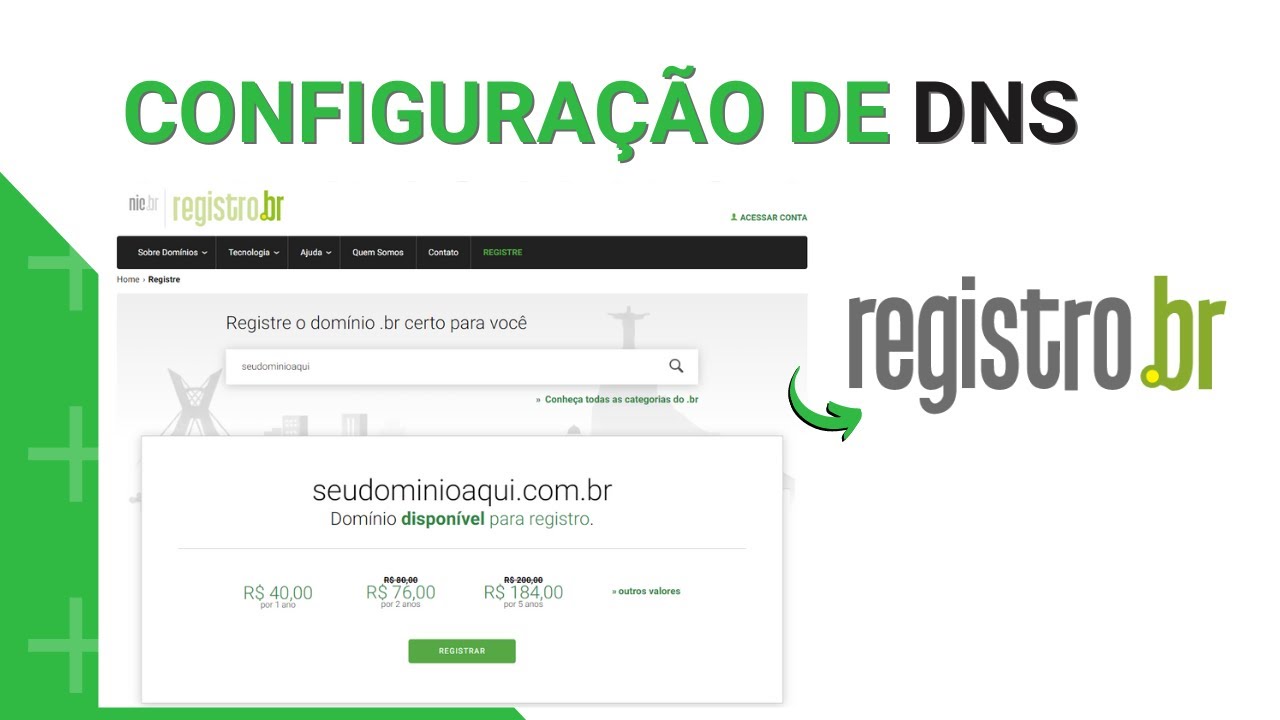 DNS - Configurando o DNS no Painel  Dom&iacute;nio