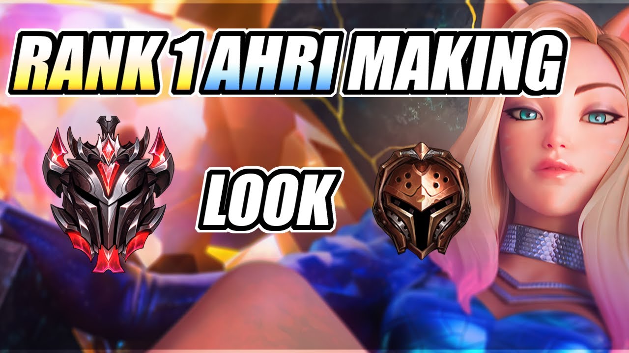 Rank 1 Ahri makes Grandmaster look BRONZE