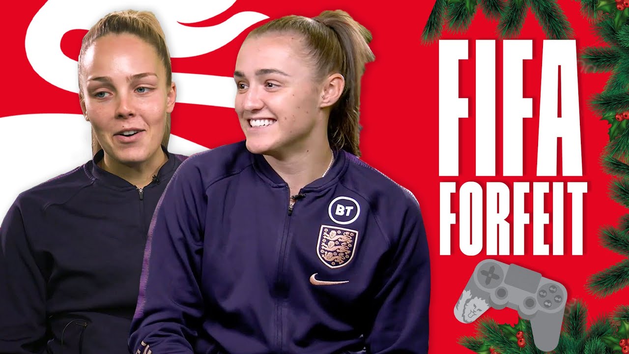 "My Head's Gone Here!" | Roebuck & Stanway Play FIFA 21 With Christmas Forfeits! 🎮  Lionesses