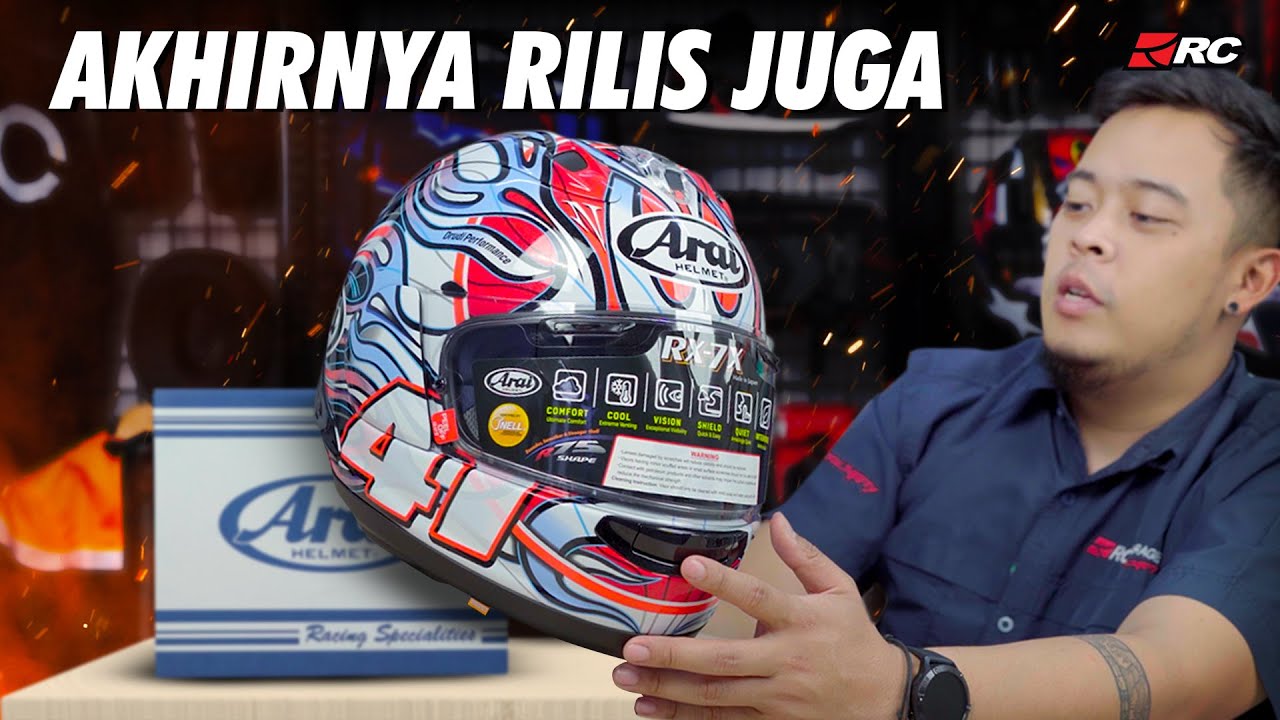 UNBOXING & REVIEW ARAI RX7X HAGA WSBK ❗️❗️ YANG DITUNGGU-TUNGGU DATANG JUGA 🔥