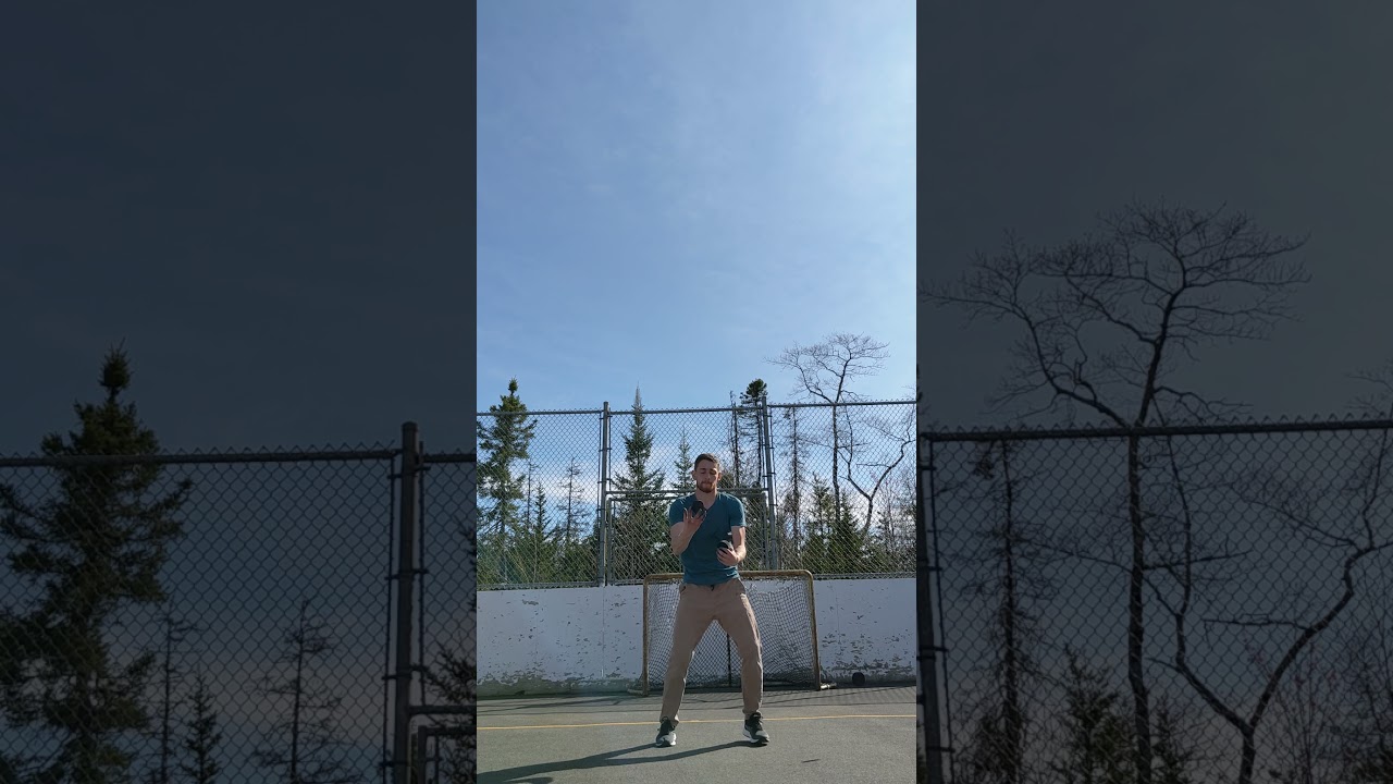 Novice Juggler is getting into the Hockey Spirit