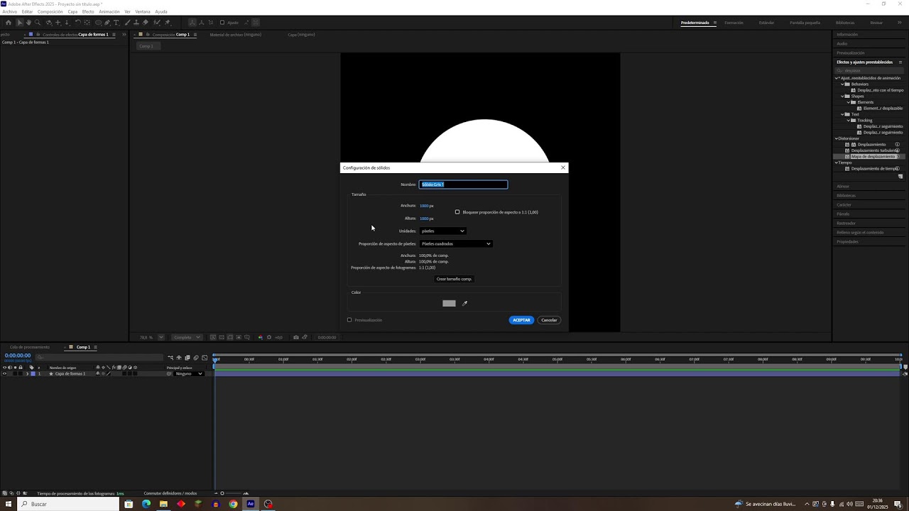 After Effects: Mapa de Desplazamiento en el espacio