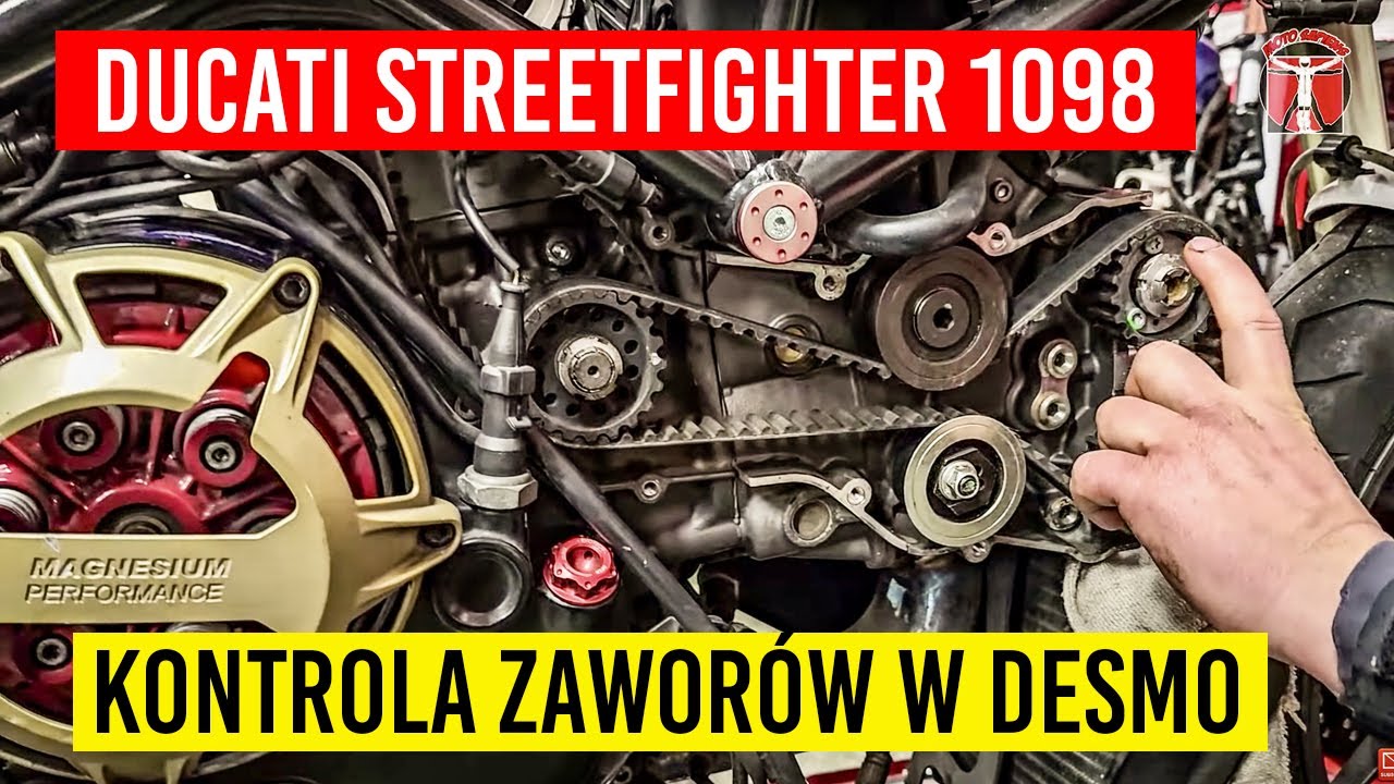 Rozrząd Desmo w serwisie - Ducati Streetfighter 1098 - zawory, moc, moment,  obroty - dużo teorii