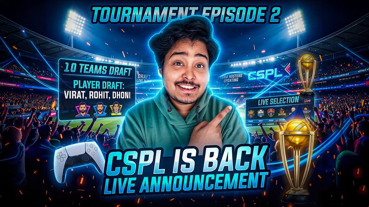 CSPL S3 Draft Day 2 LIVE! 🏏 Teams Building Their Squad | CricSOFI