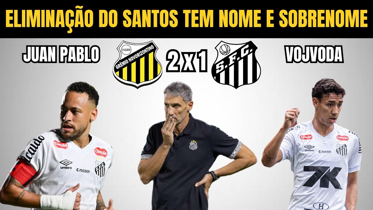 ELIMINAÇÃO DO SANTOS TEM NOME E SOBRENOME: JUAN PABLO VOJVODA