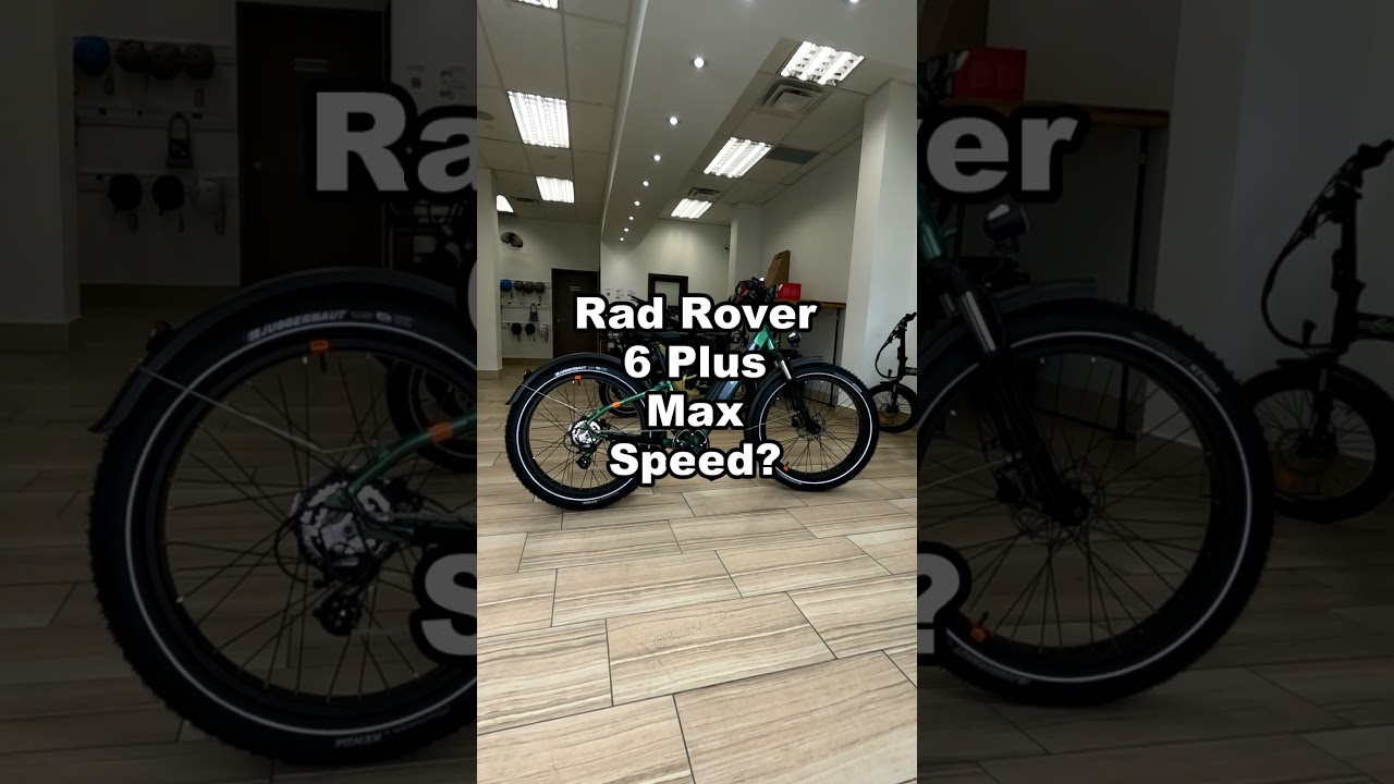 Rad Rover 6 Plus max speed?