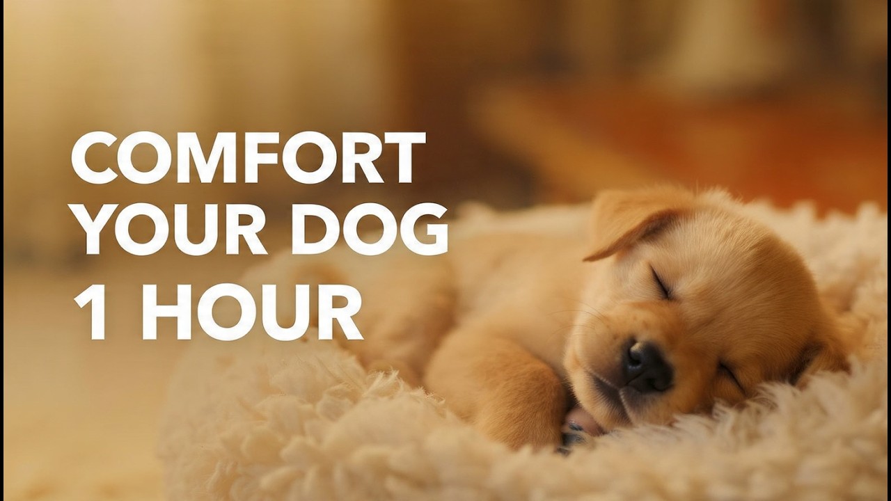 Calm Music for Dogs 🐾 1 Hour Anxiety Relief When Home Alone