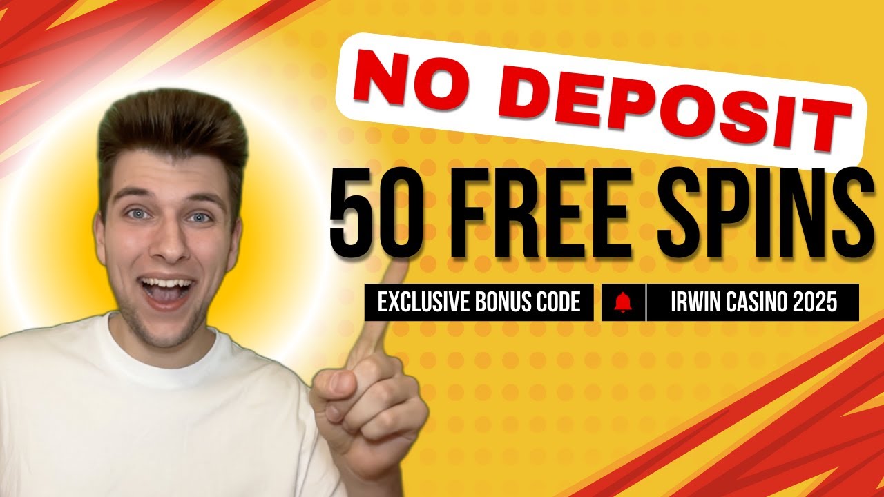 58 Seconds to claim 50 FREE SPINS NO DEPOSIT at Irwin Casino in 2025! Bonuses for FREE! 🎰