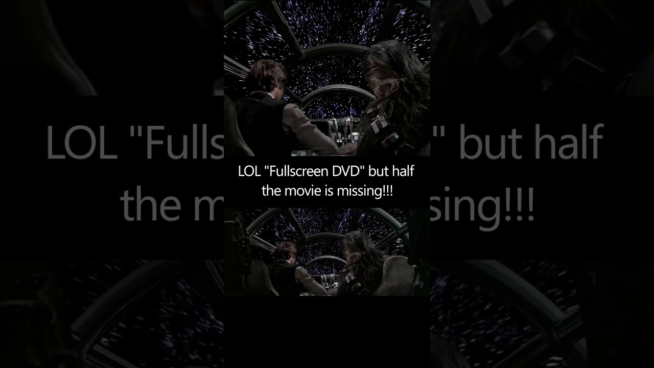 Star Wars A New Hope Full Screen vs Widescreen 11