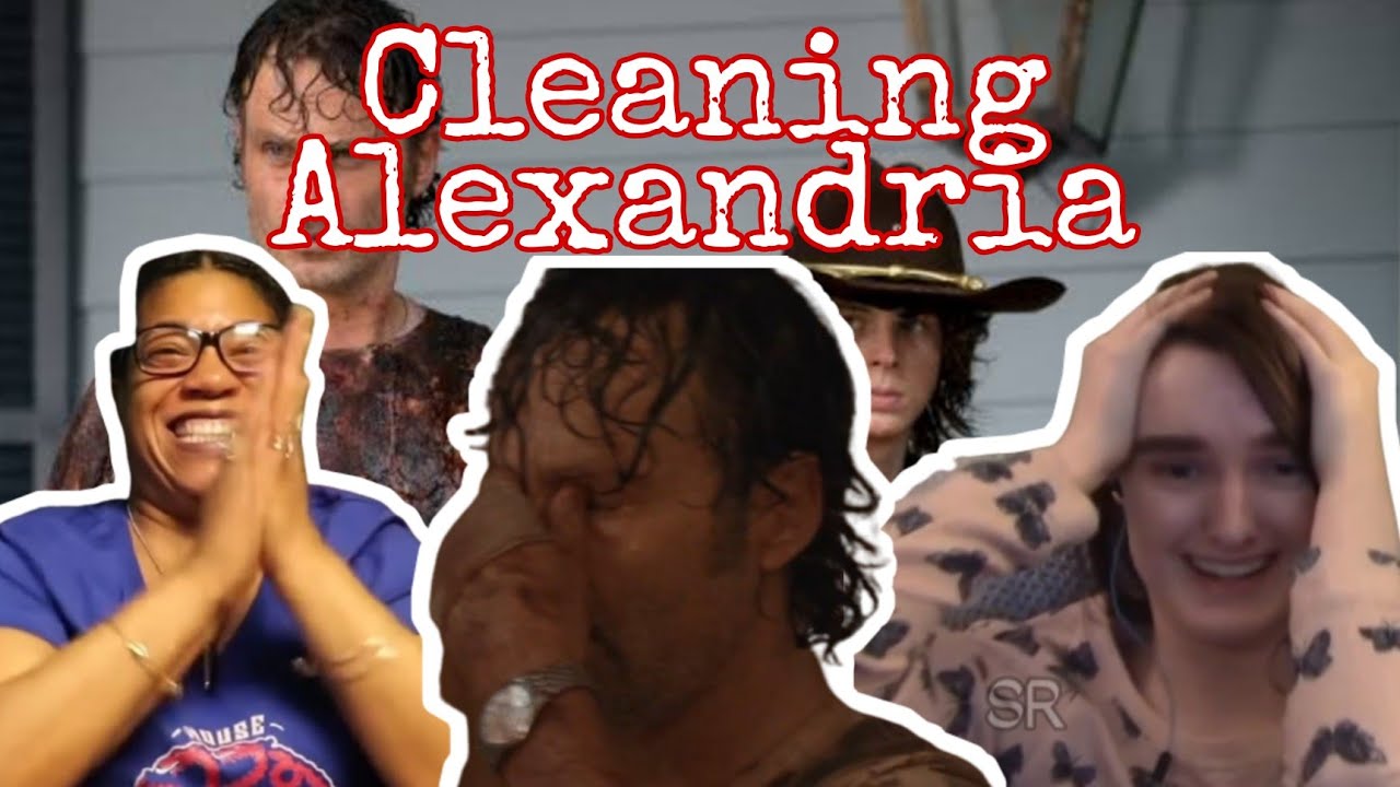 Cleaning Alexandria Reaction Compilation (TWD 6x9 No Way Out)