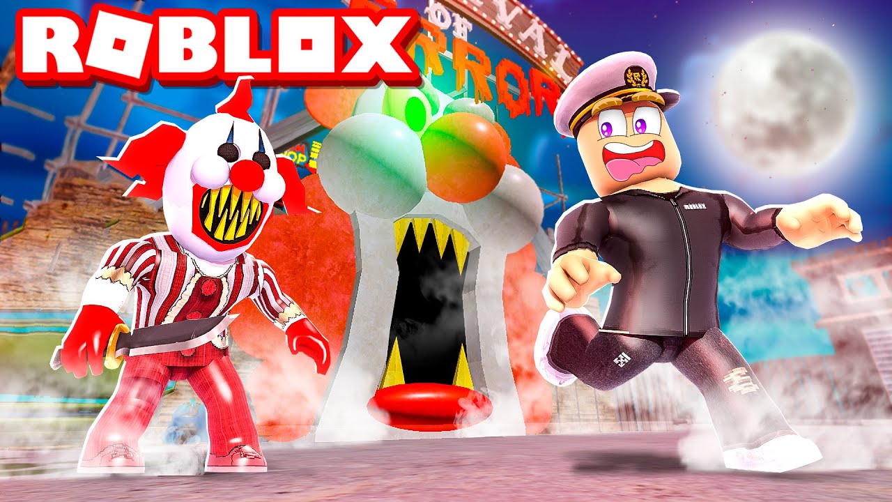 Trying to ESCAPE the CARNIVAL of TERROR in ROBLOX