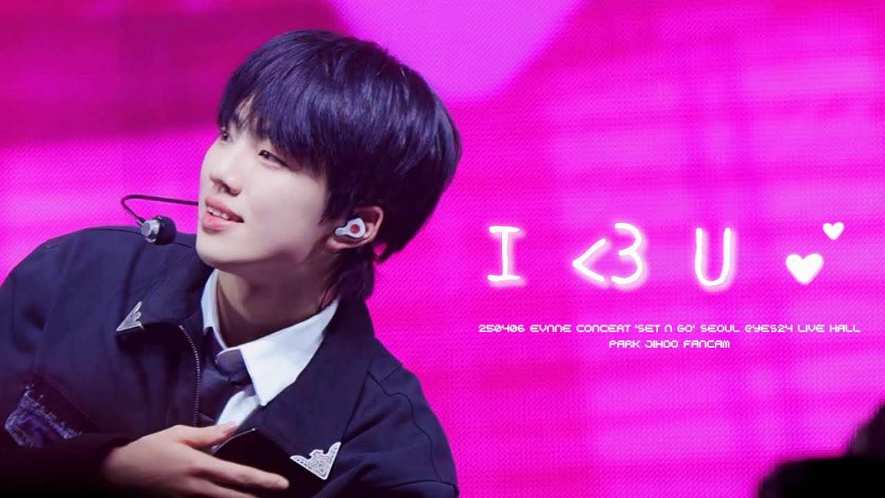 [4K] 250406 EVNNE - I＜3 U (I love U) | 이븐 박지후 직캠 | SET N GO IN SEOUL @YES24 LIVE HALL