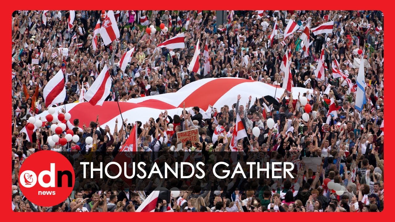 Thousands Gather in Minsk to Oppose Alexander Lukashenko