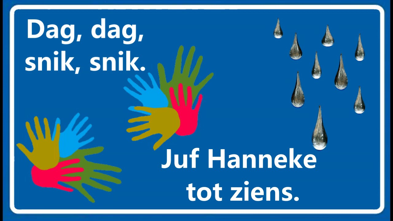 O, wat een pech, juf Hanneke gaat weg