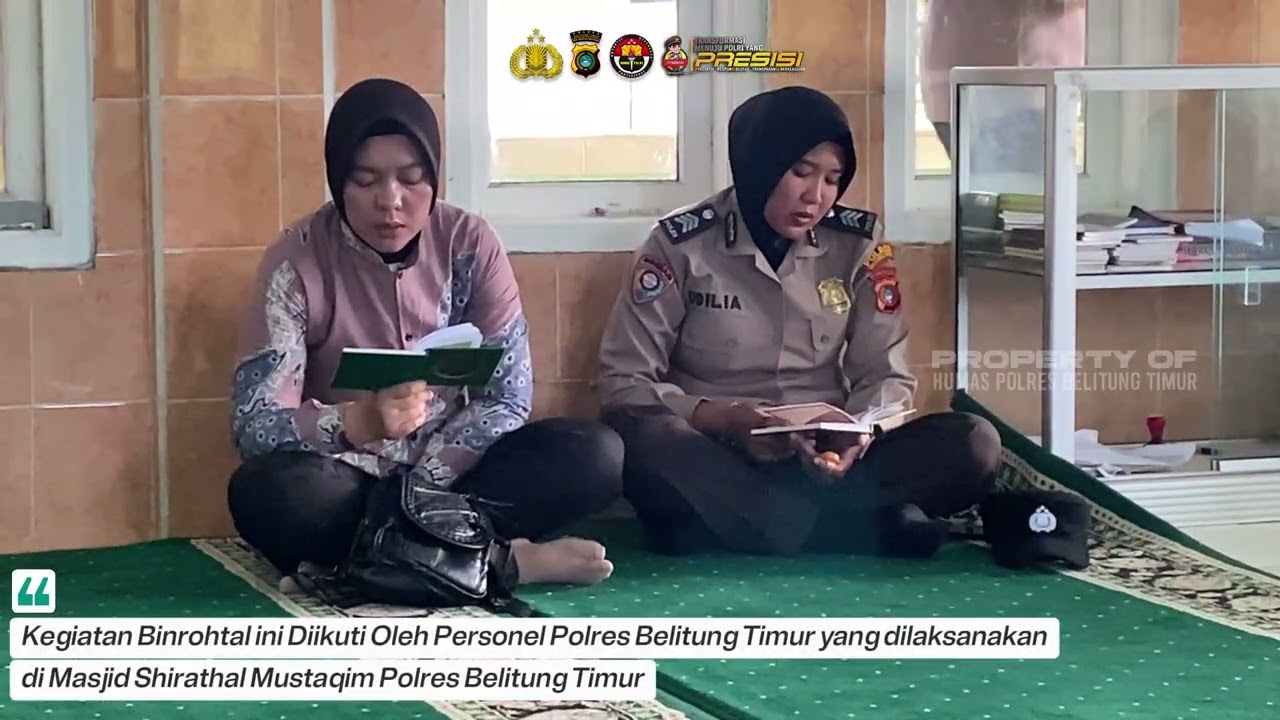 Binrohtal Personel Polres Beltim Untuk Meningkatkan Keimanan Dan Ketakwaan Di Bulan Suci Ramadhan