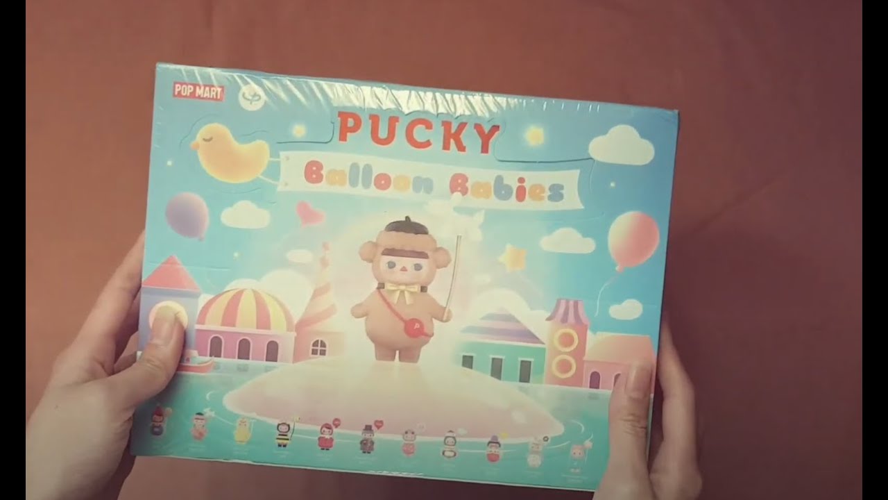 [UNBOXING] POPMART PUCKY: Balloon Babies Series FULL SET (ASMR?) [NO TALKING]