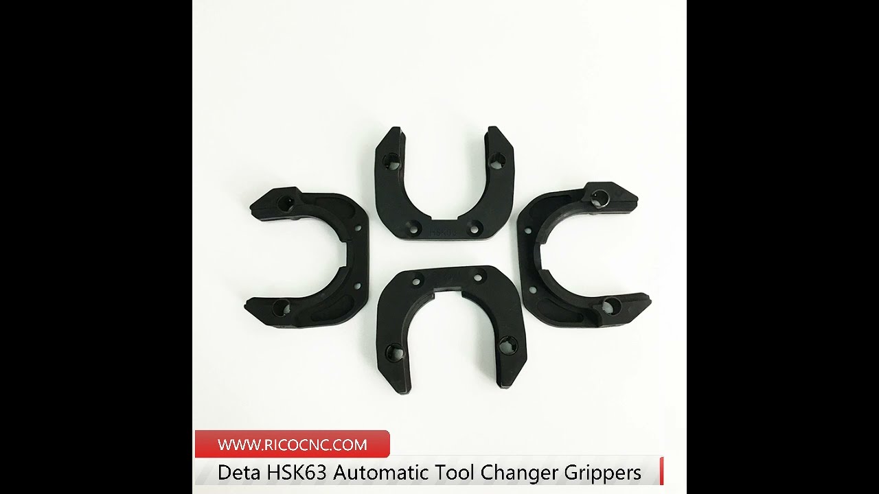 Deta HSK63 Automatic Tool Changer Grippers Black Plastic ATC Forks for CNC Machine