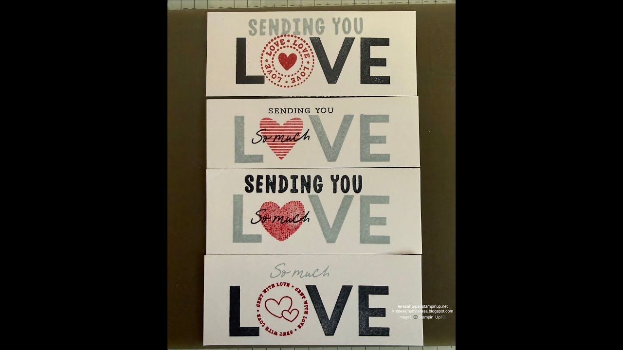 Let's make a Valentine's card together with Hope Love & Joy by Stampin' Up!. 1 22 26