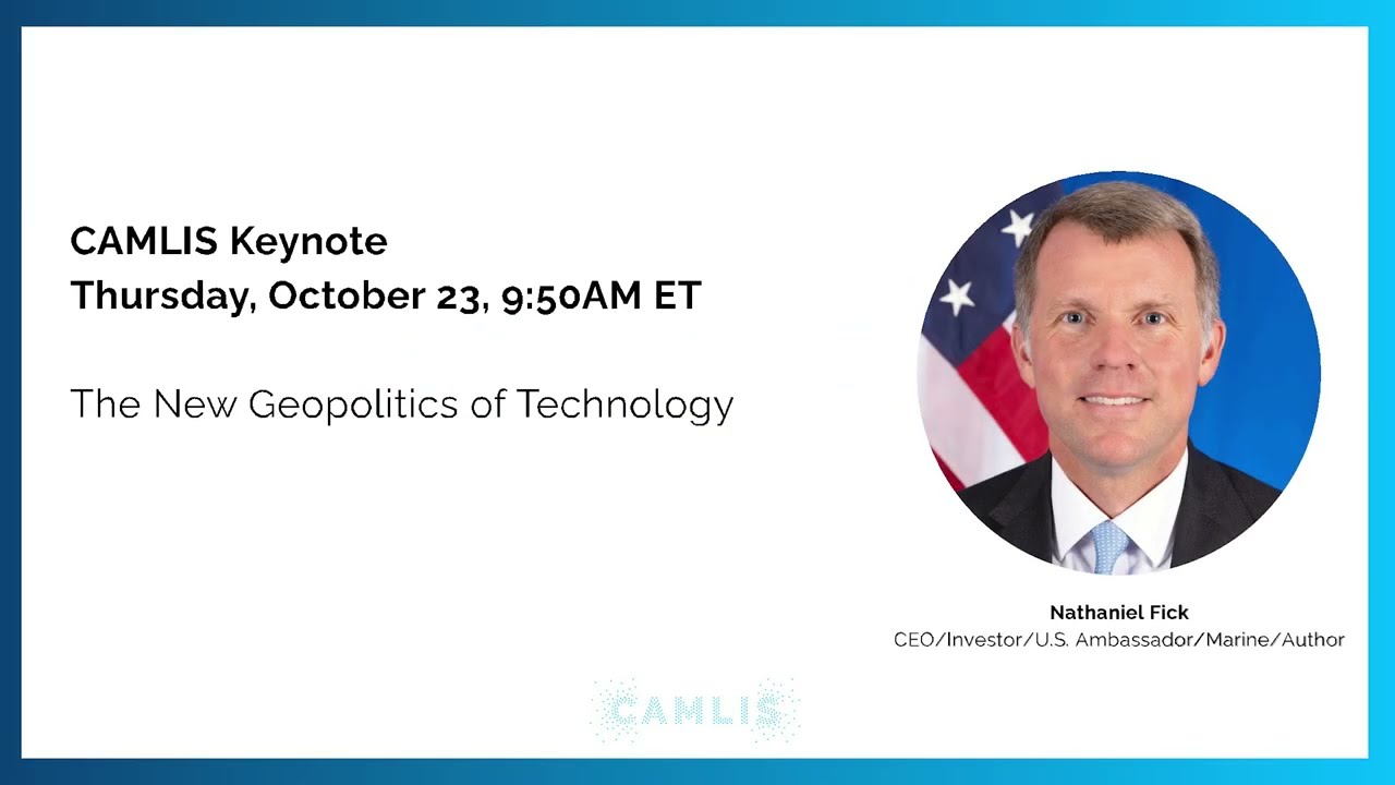 Keynote - The New Geopolitics of Technology