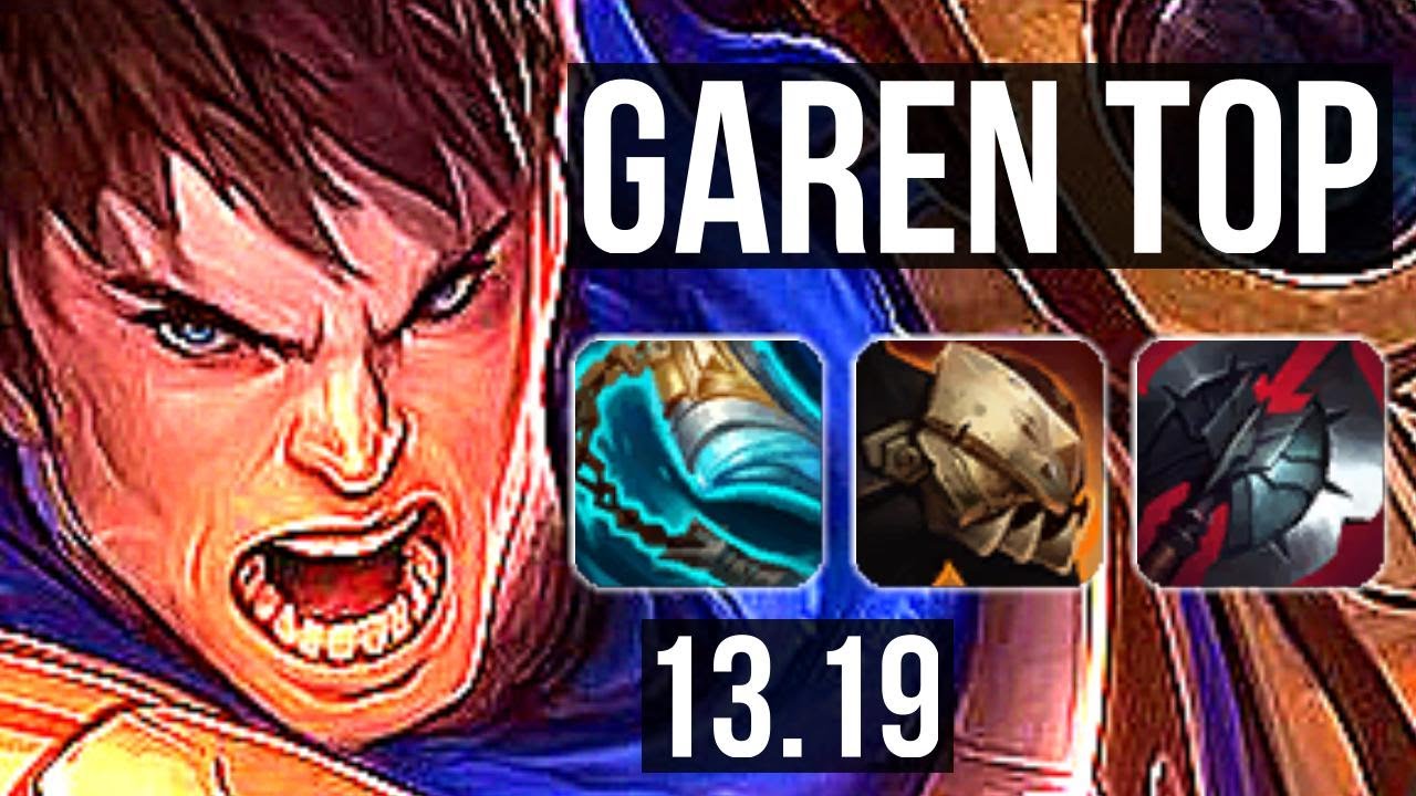 GAREN vs MORDEKAISER (TOP) | Quadra, 600+ games, 1.0M mastery, 13/3/5 | NA Grandmaster | 13.19