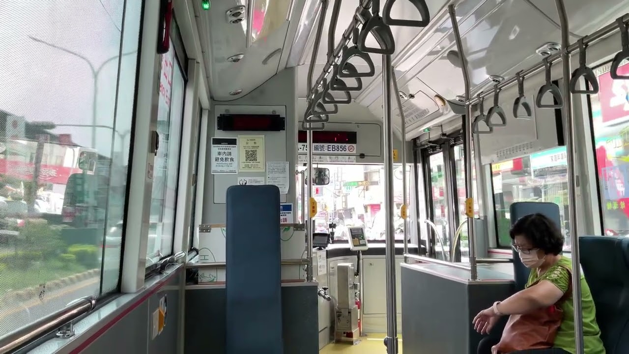 ［電動公車］大台南公車/3路去程/往復興國中/EAA-755/海東國小（起點站）➡️復興國中/前車廂路程景