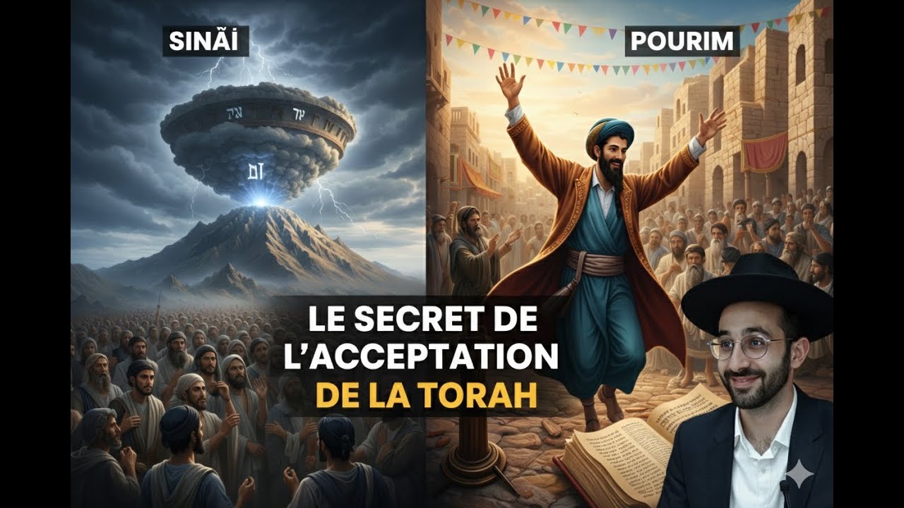 SINAÏ vs POURIM : l’acceptation de la Torah, par force ou par amour ?