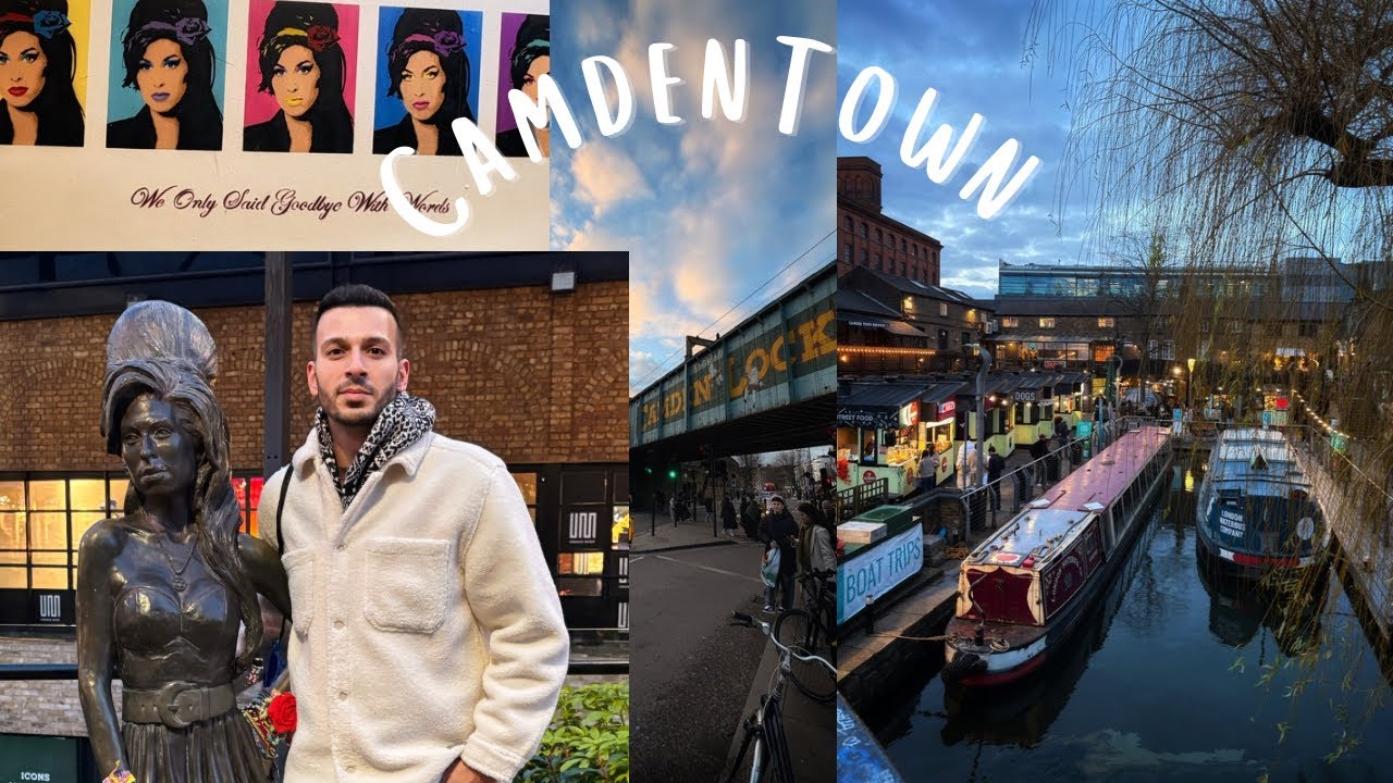 Walking through Camden Town #camdentown #amywinehouse #unitedkingdom #cabincrew #camdenmarket 