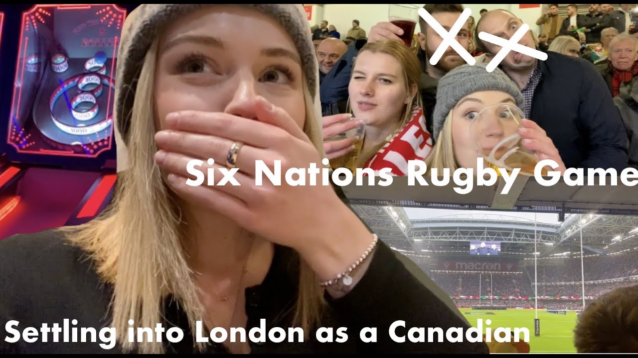 Vlog | Watching my first Rugby (Six Nations) as a Canadian & Settling into London