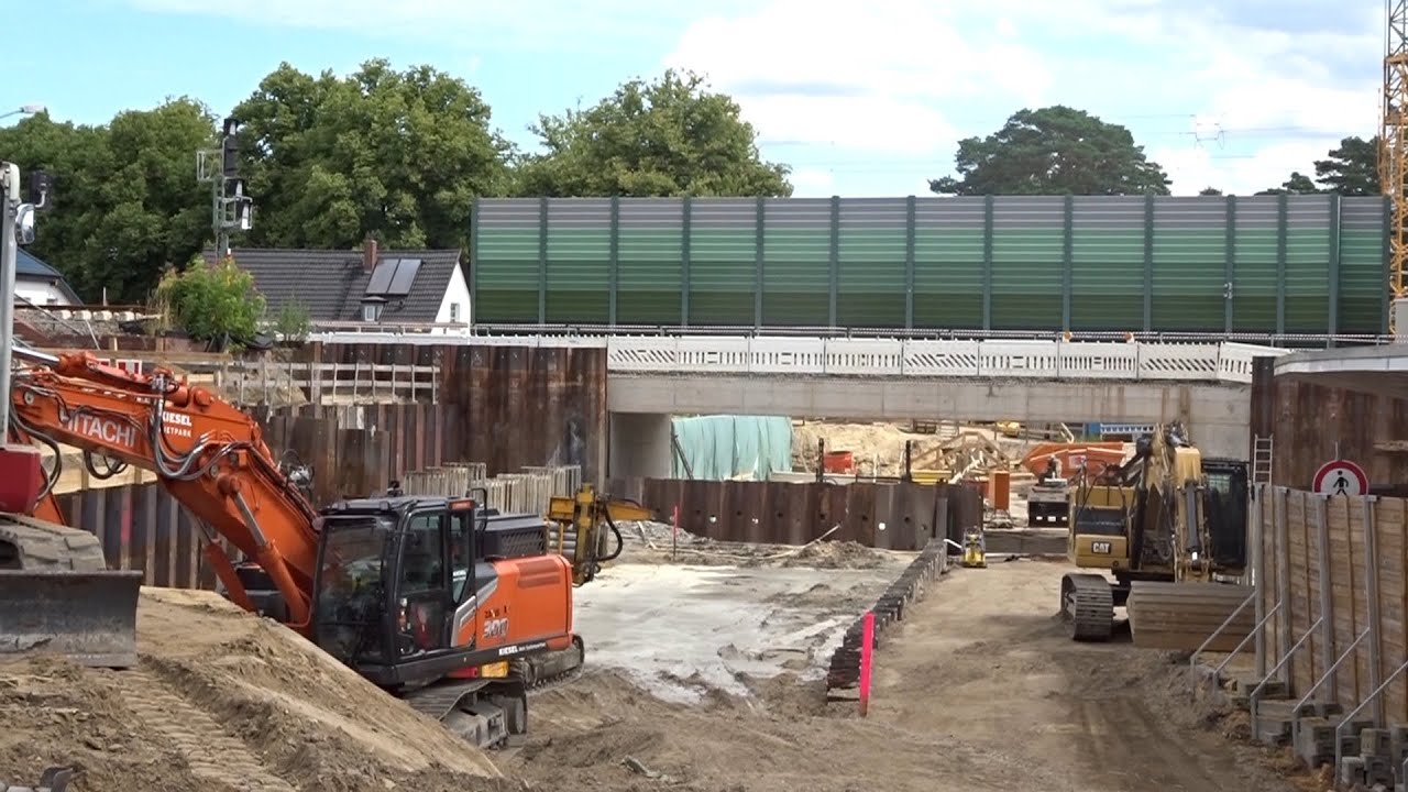 Dresdner Bahn Baustelle Blankenfelde 03.-06.07.2024