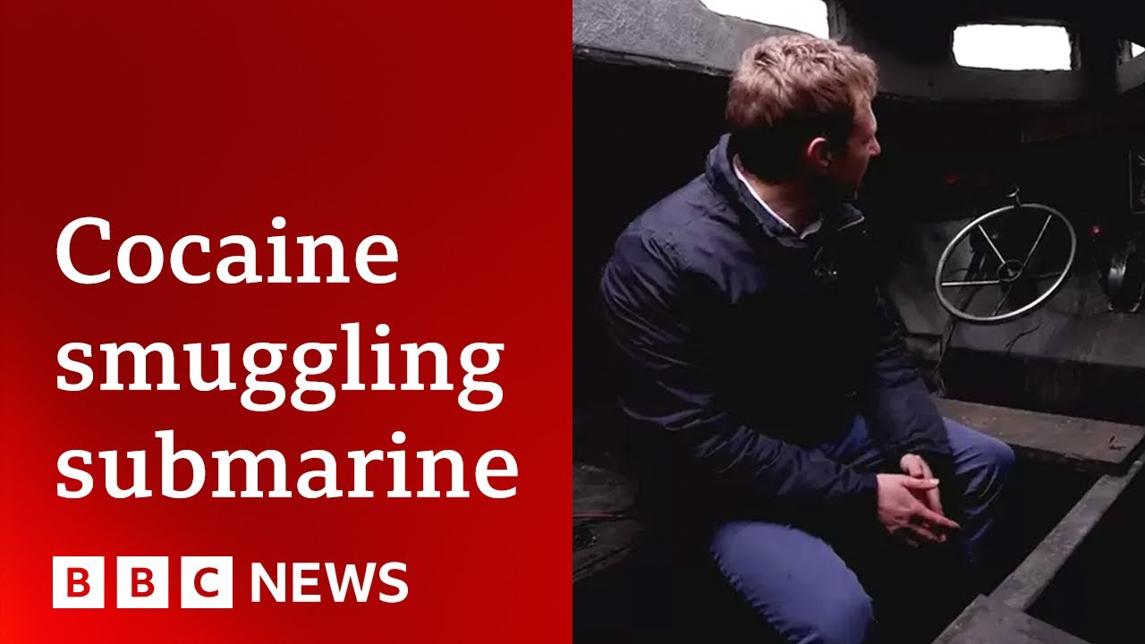 Inside a submarine smuggling cocaine to Europe – BBC News