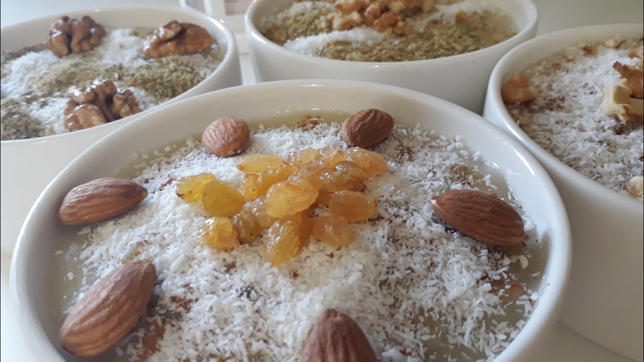 الحبوب الحلبية (القمح) بالمي حلو خفيف وصحي وكتير طيب