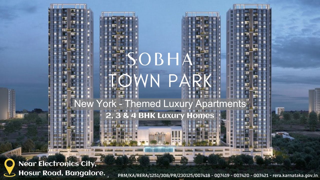 New York–Inspired Sobha Town Park Bengaluru | Full Walkthrough + Details explained