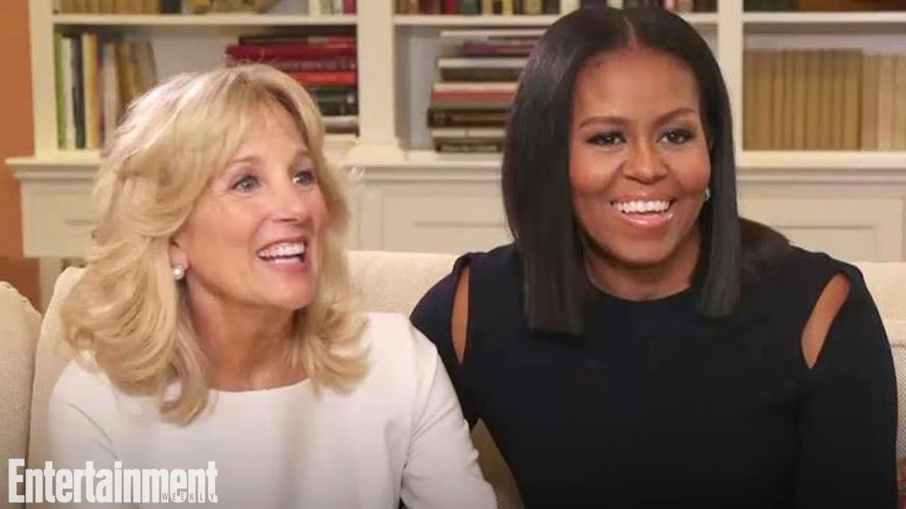 Michelle Obama & Dr. Jill Biden On Their Husbands' Bromance & More | Entertainment Weekly